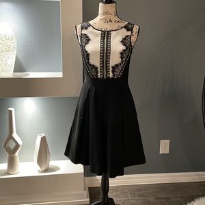 WHBM Dress with lace detail